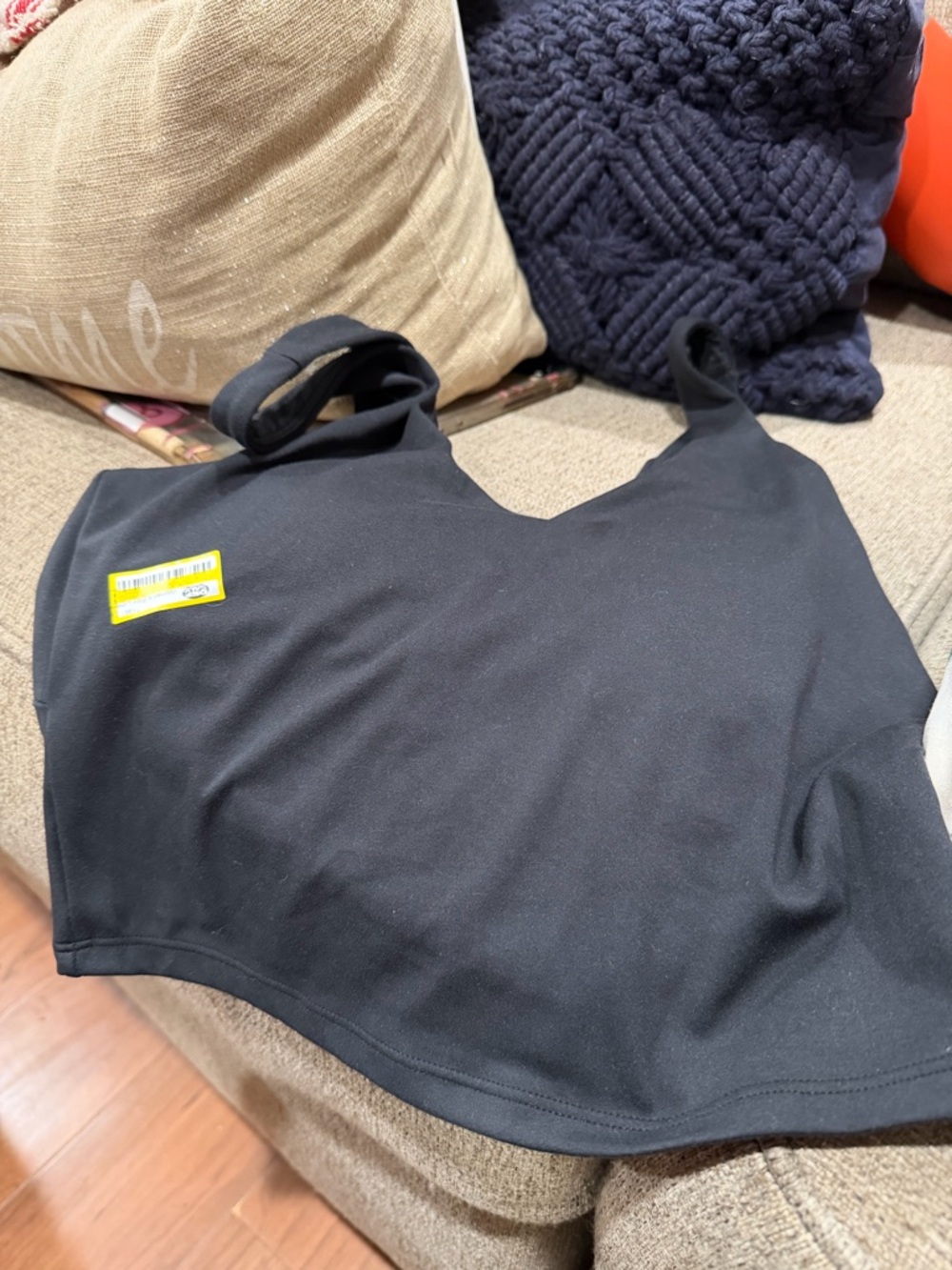 Target Black Wireless Bralette Tank